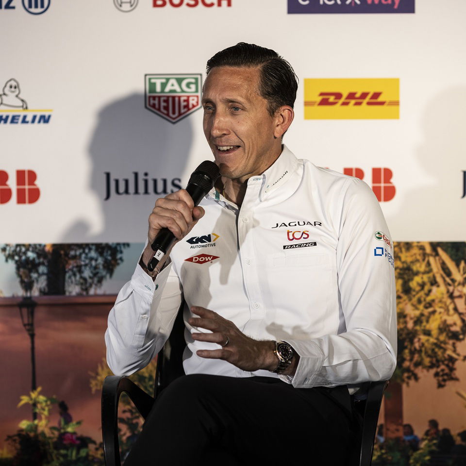 Jaguar TCS Racing Team Principal James Barclay 